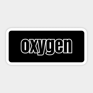 Oxygen Sticker